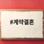 계약결혼 첫 방송 시간과 출연진 추측, 계약 조항까지 한눈에 보기 계약결혼