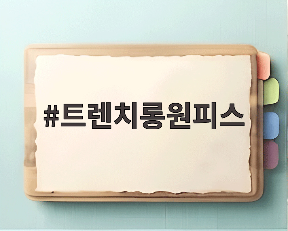 트렌치롱원피스
