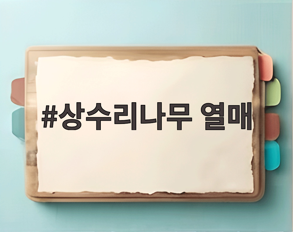 상수리나무 열매