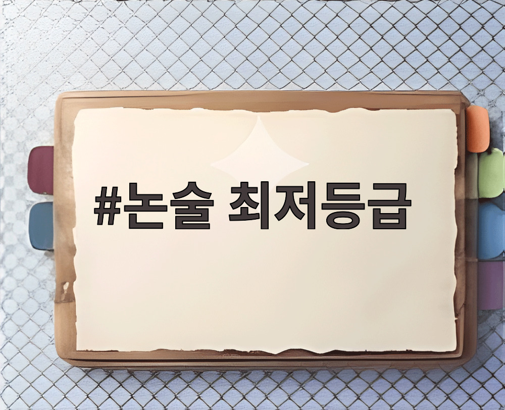 논술 최저등급