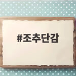 조추단감 수확 시기와 당도 한눈에 정리 조추단감