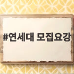 연세대 모집요강 핵심 정리와 지원 전 확인사항 연세대 모집요강