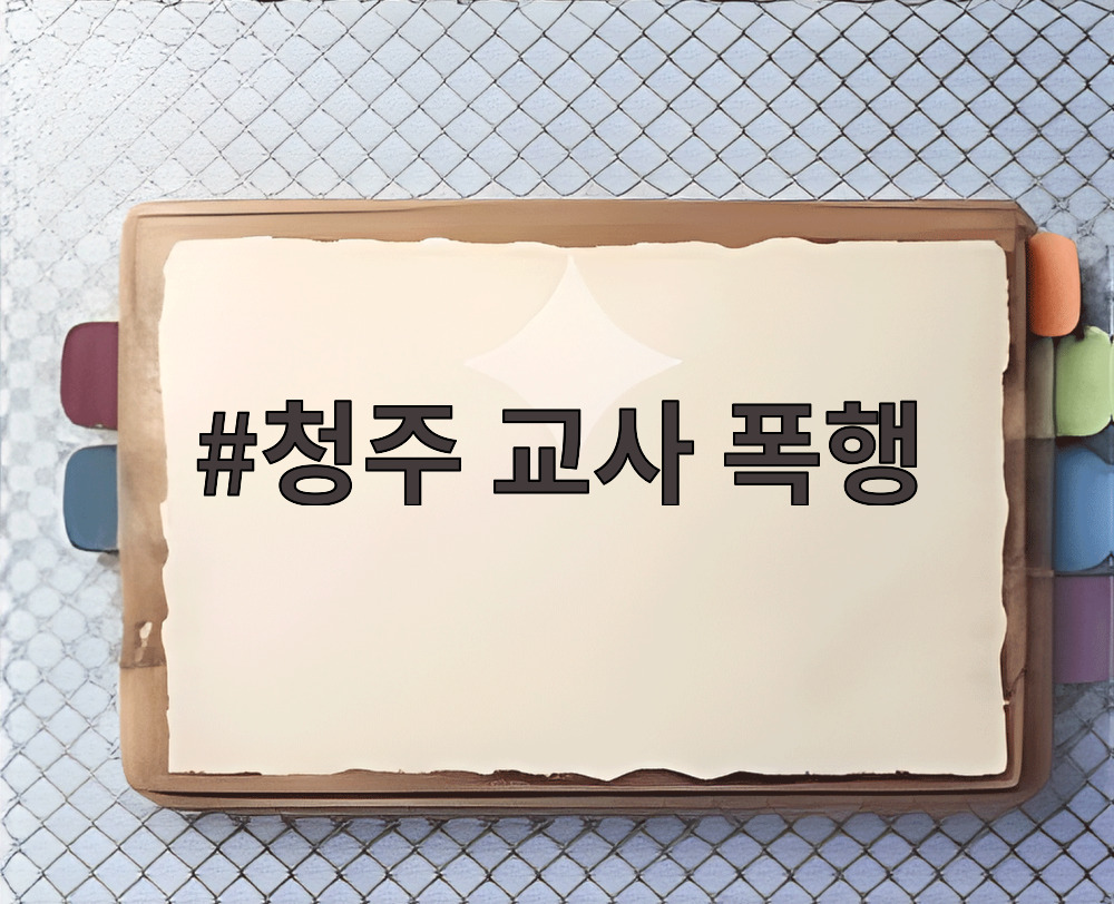 청주 교사 폭행