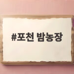 포천 밤농장
