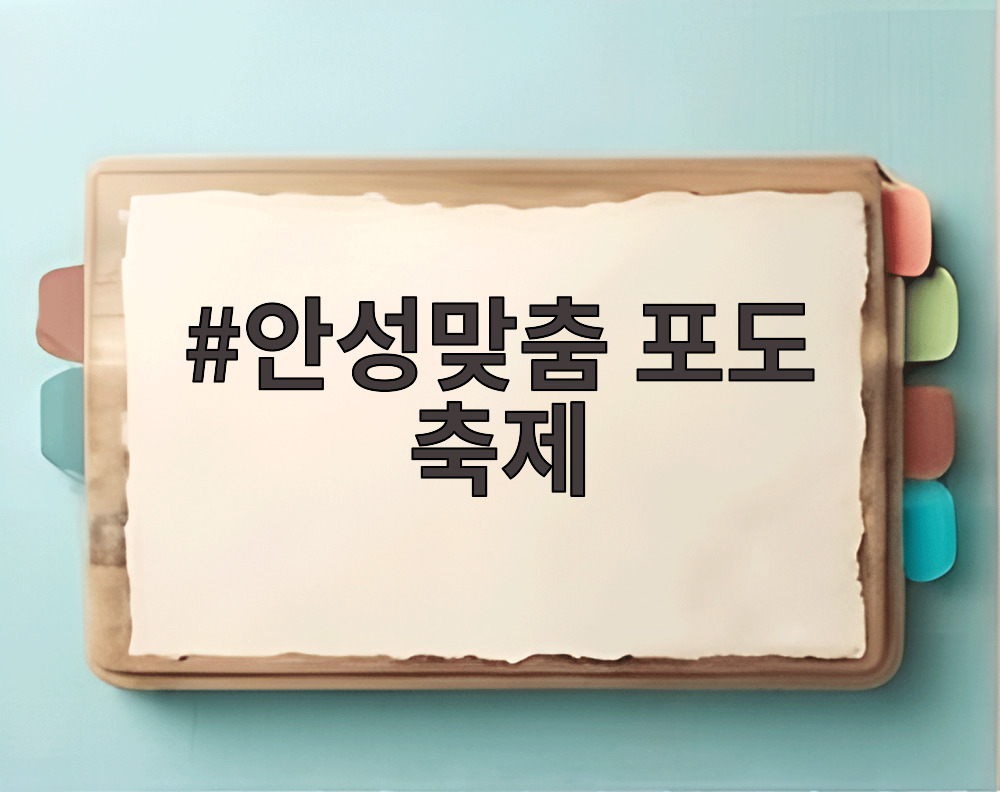 안성맞춤 포도 축제