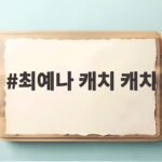 최예나 캐치 캐치