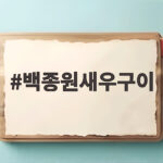 백종원새우구이 맛있게 만드는 법 백종원새우구이