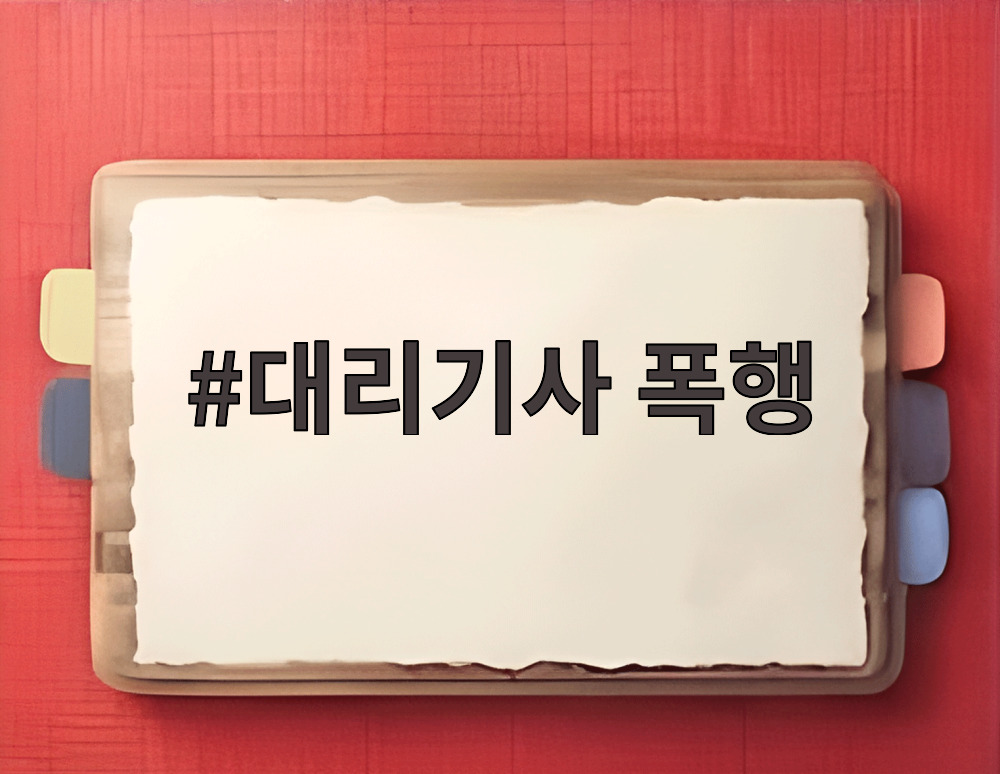 대리기사 폭행