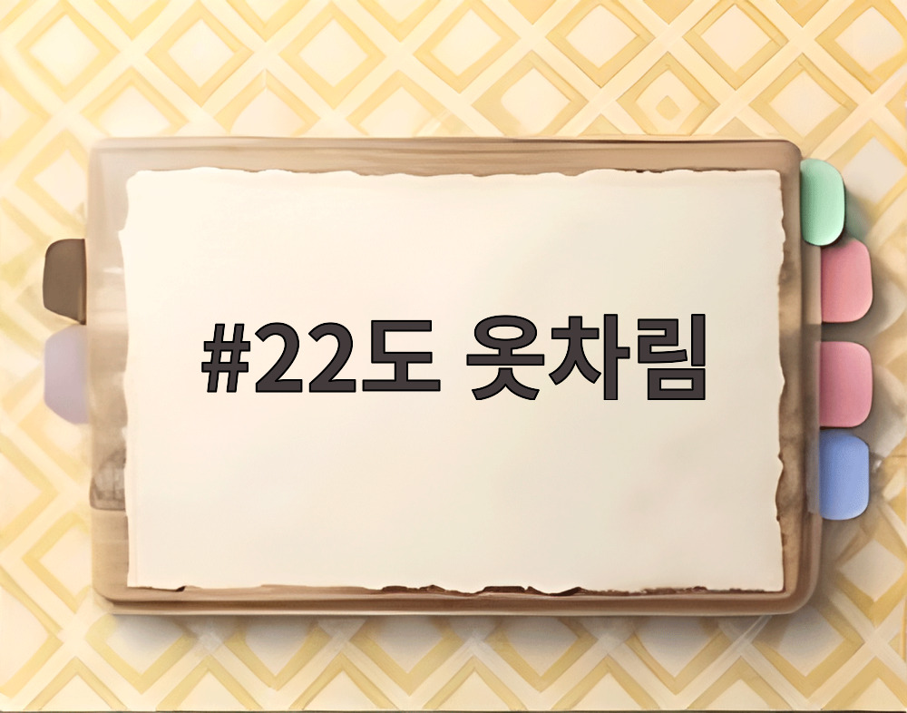 22도 옷차림