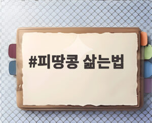 피땅콩 삶는법