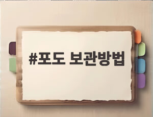 포도 보관방법