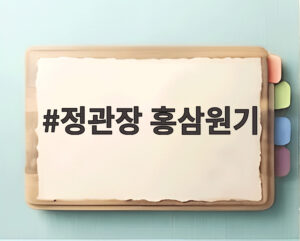 정관장 홍삼원기