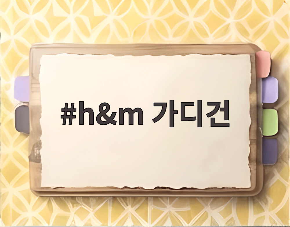 h&m 가디건