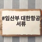 임산부 대한항공 서류 준비하고 탑승하려면 이것만 확인하세요 임산부 대한항공 서류