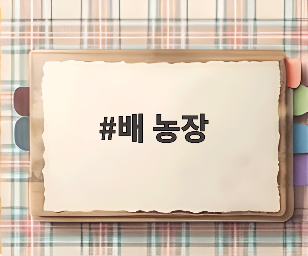 배 농장