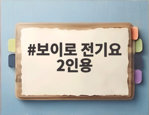보이로 전기요 2인용
