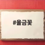 울금꽃 집에서 키우는 건강차 울금꽃