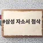 삼성 자소서 첨삭 문항별 작성법 삼성 자소서 첨삭