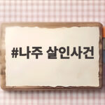 나주 살인사건 60대 부부 피살 그리고 자전거와 화물차로 도주한 용의자 나주 살인사건