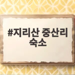 지리산 중산리 숙소 대피소 예약 실패가 오히려 만든 더 좋은 선택 지리산 중산리 숙소
