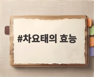 차요태의 효능