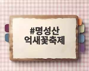명성산 억새꽃축제