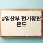 임산부 전기장판 온도 어떻게 설정해야 아기에게 안전할까 임산부 전기장판 온도
