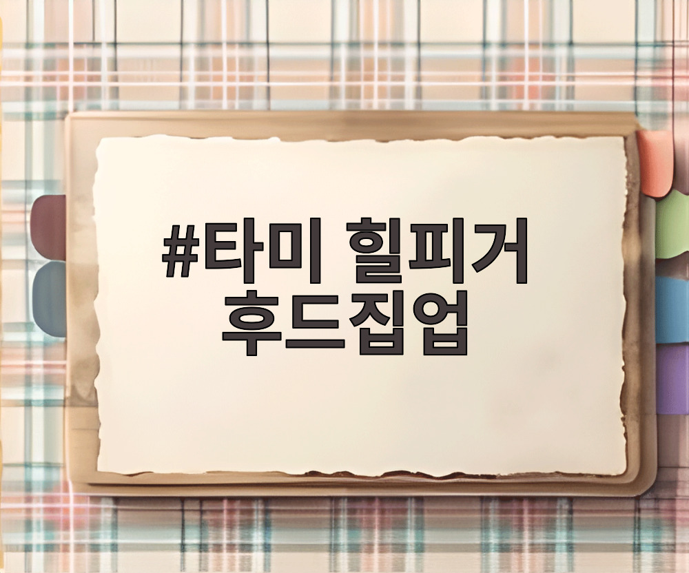 타미 힐피거 후드집업