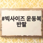 빅사이즈 운동복 반팔 이렇게 입으면 운동도 패션도 놓치지 않아요 빅사이즈 운동복 반팔