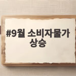 9월 소비자물가 상승 2.9% 석유류 14.8% 우리 생활 영향은 9월 소비자물가 상승