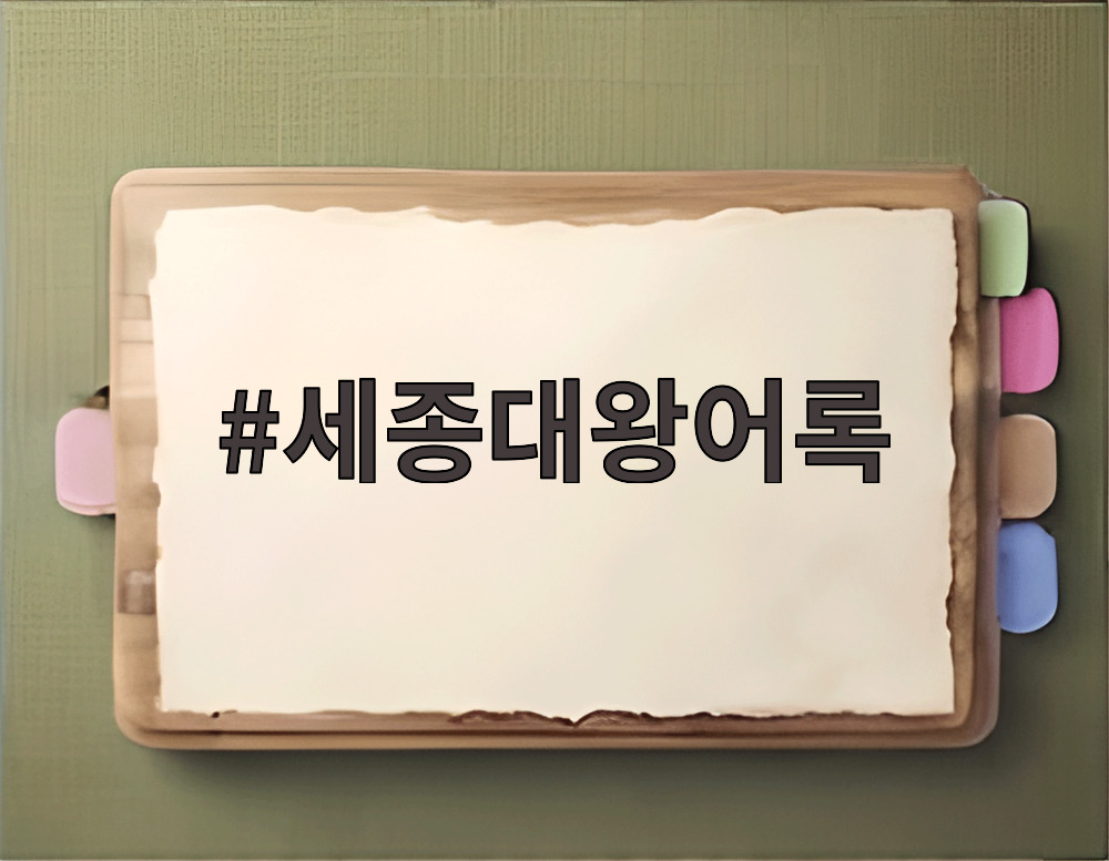 세종대왕어록