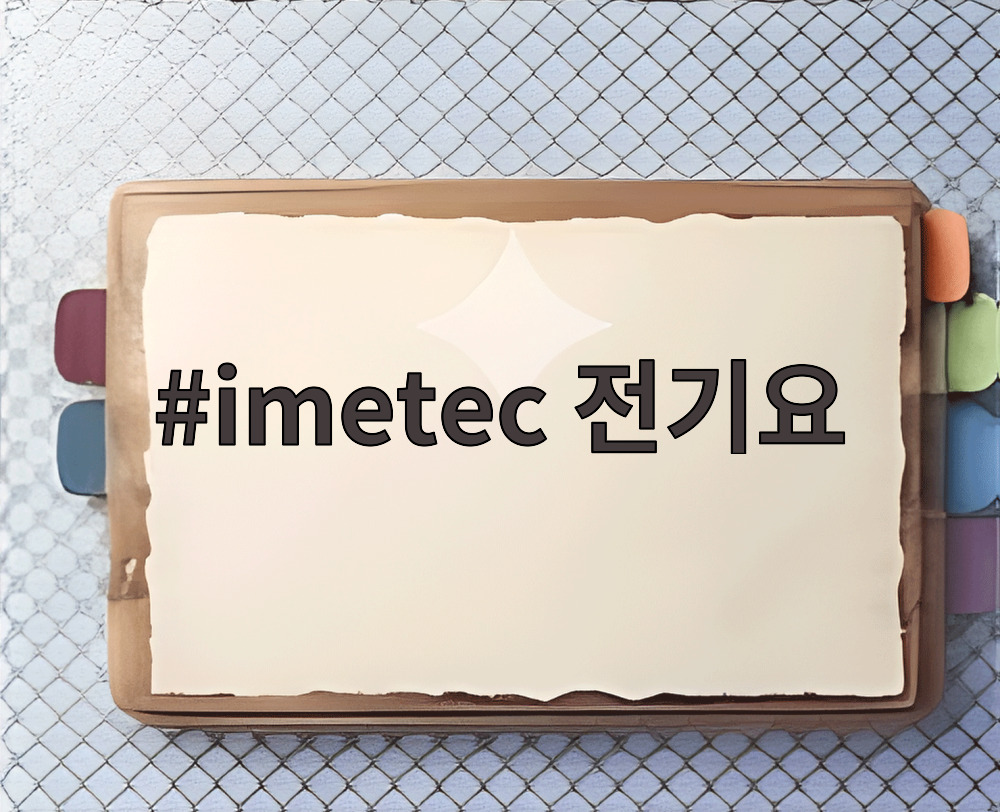 imetec 전기요