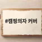 캠핑의자 커버