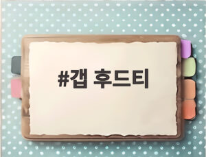 갭 후드티