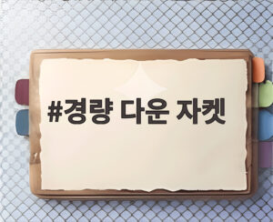 경량 다운 자켓