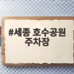 세종 호수공원 주차장 네 곳 무료인데 어디에 주차하는 게 좋을까 세종 호수공원 주차장