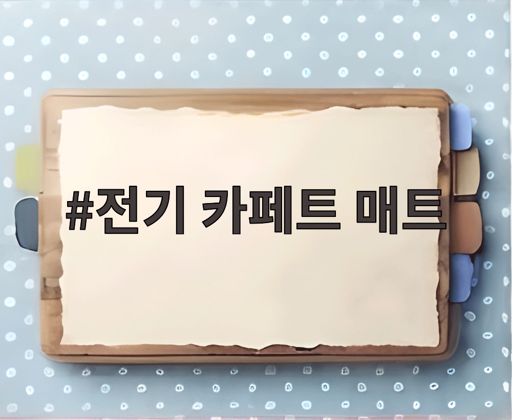 전기 카페트 매트
