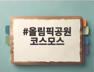 올림픽공원 코스모스