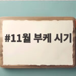 11월 부케 시기 이렇게 맞추면 예식 사진이 달라집니다 11월 부케 시기