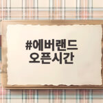 에버랜드 오픈시간 오전 10시 스마트줄서기와 운행시간 미리 확인하기 에버랜드 오픈시간