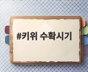 키위 수확시기