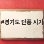 경기도 단풍 시기 언제가 좋을까 놓치기 아쉬운 10월과 11월 경기도 단풍 시기