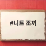 니트 조끼