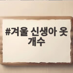 겨울 신생아 옷 개수 이렇게만 준비하면 후회 없어요 겨울 신생아 옷 개수