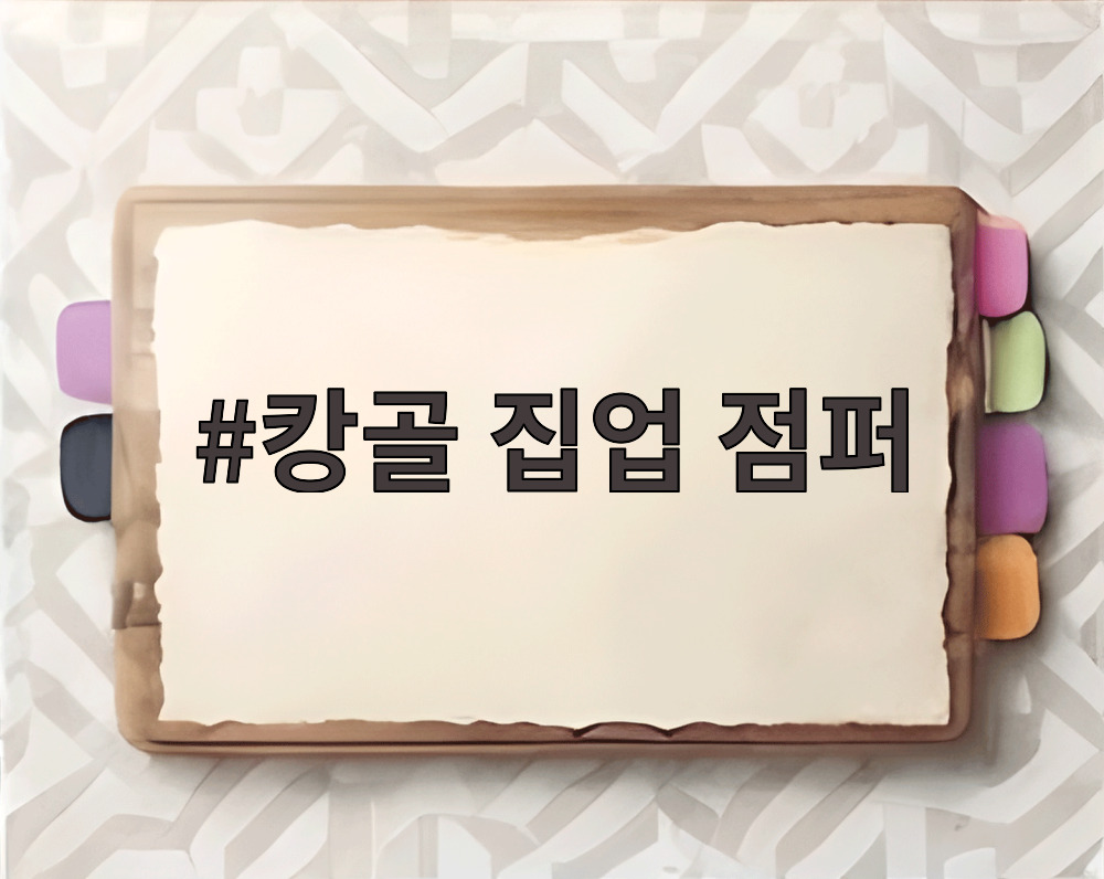 캉골 집업 점퍼