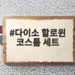 다이소 할로윈 코스튬 세트