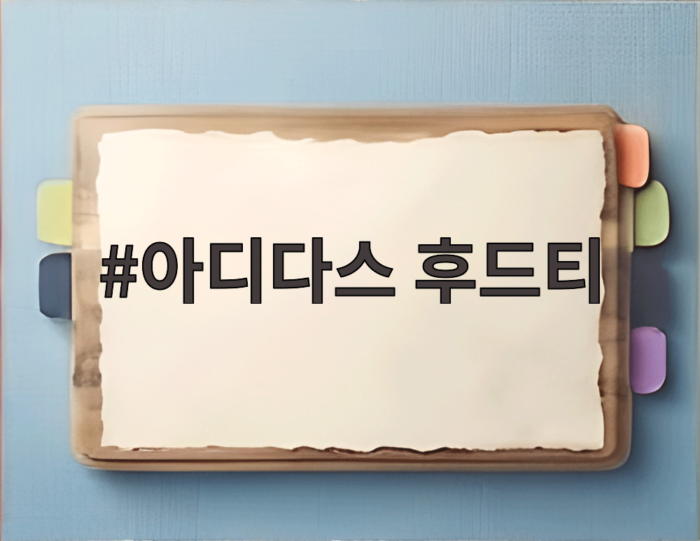 아디다스 후드티