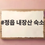 정읍 내장산 숙소