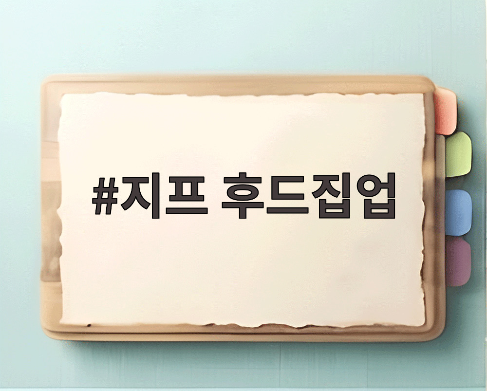 지프 후드집업