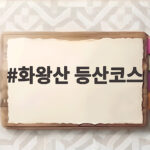 화왕산 등산코스 어디로 갈까 1코스 2코스 3코스 차이와 추천 화왕산 등산코스
